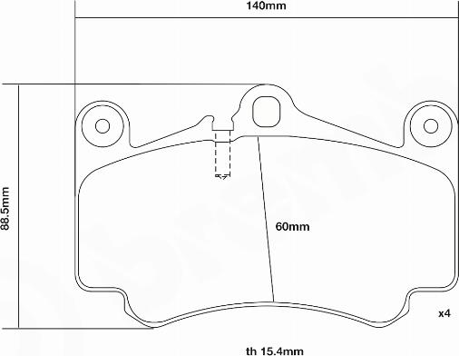 Brembo 07.B314.16 - Teho-jarrupalasarja inparts.fi