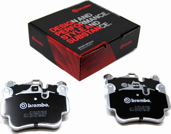 Brembo 07.B314.85 - Teho-jarrupalasarja inparts.fi