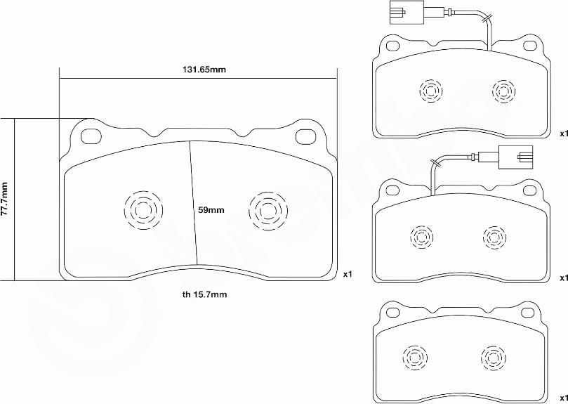 Brembo 07.B314.80 - Teho-jarrupalasarja inparts.fi