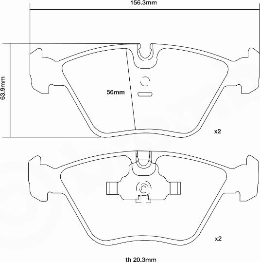 Brembo 07.B314.32 - Teho-jarrupalasarja inparts.fi