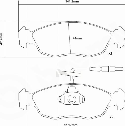 Brembo 07.B314.37 - Teho-jarrupalasarja inparts.fi