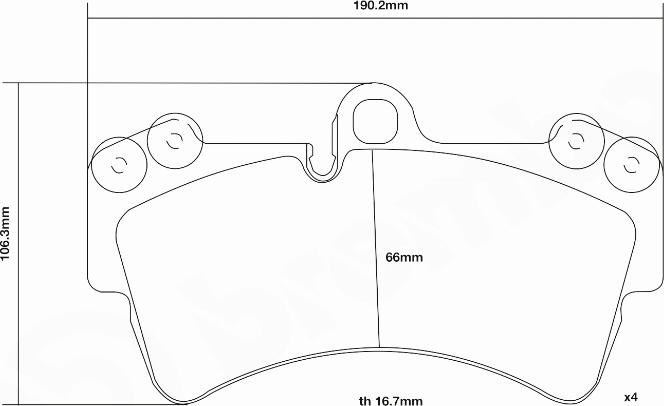 Brembo 07.B314.20 - Teho-jarrupalasarja inparts.fi