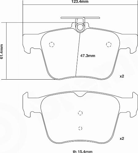 Brembo 07.B315.42 - Teho-jarrupalasarja inparts.fi