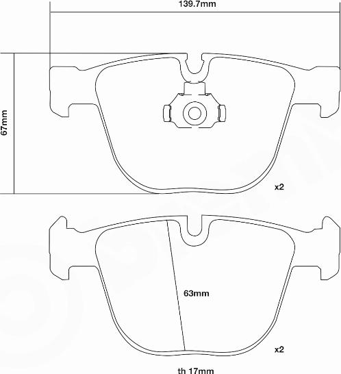 Brembo 07.B315.02 - Teho-jarrupalasarja inparts.fi