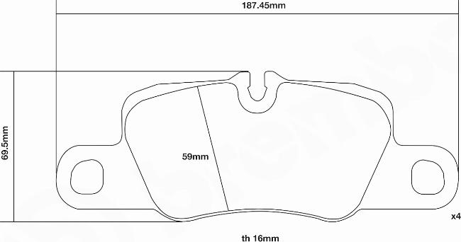 Brembo 07.B315.38 - Teho-jarrupalasarja inparts.fi