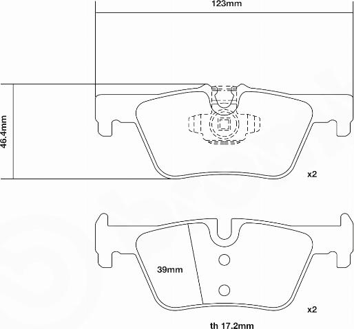 Brembo 07.B315.75 - Teho-jarrupalasarja inparts.fi