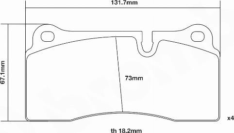 Brembo 07.B315.73 - Teho-jarrupalasarja inparts.fi