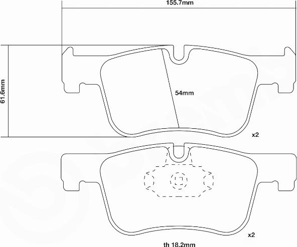 Brembo 07.D435.42 - Teho-jarrupalasarja inparts.fi