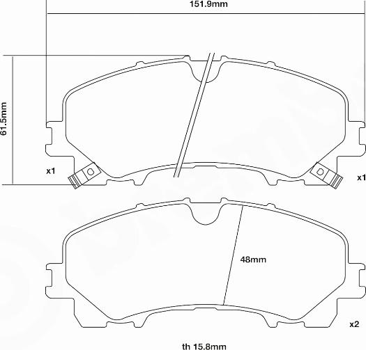 Brembo 07.D435.58 - Teho-jarrupalasarja inparts.fi