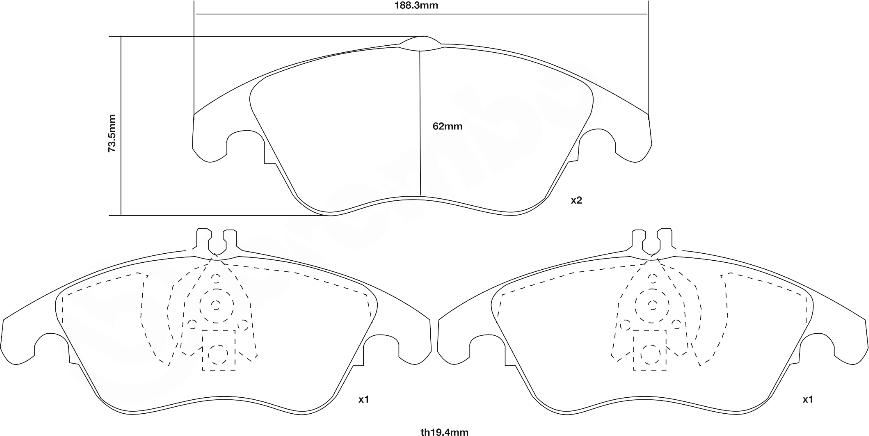 Brembo 07.D435.08 - Teho-jarrupalasarja inparts.fi