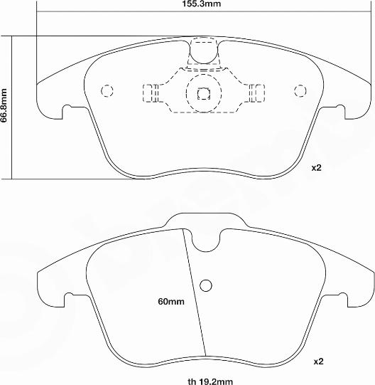 Brembo 07.D435.03 - Teho-jarrupalasarja inparts.fi