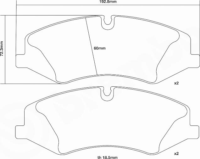 Brembo 07.D435.02 - Teho-jarrupalasarja inparts.fi