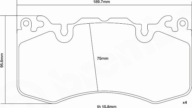 Brembo 07.D435.11 - Teho-jarrupalasarja inparts.fi