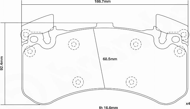 Brembo 07.D435.26 - Teho-jarrupalasarja inparts.fi