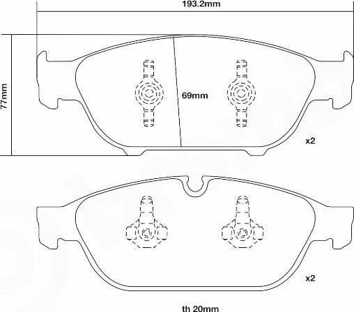 Brembo 07.D435.23 - Teho-jarrupalasarja inparts.fi