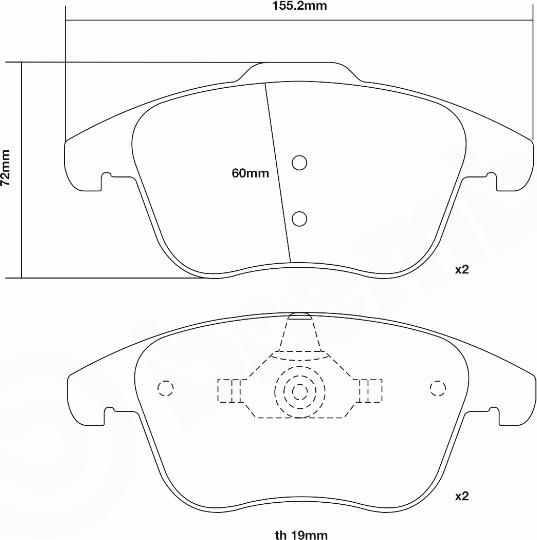 Brembo 07.D435.75 - Teho-jarrupalasarja inparts.fi