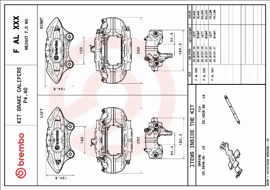 Brembo F AL D32 - Jarrusatulasarja inparts.fi