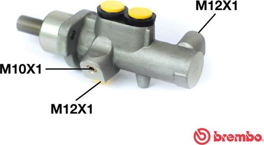 Brembo M 59 001 - Jarrupääsylinteri inparts.fi