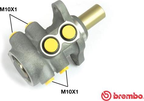 Brembo M 61 074 - Jarrupääsylinteri inparts.fi