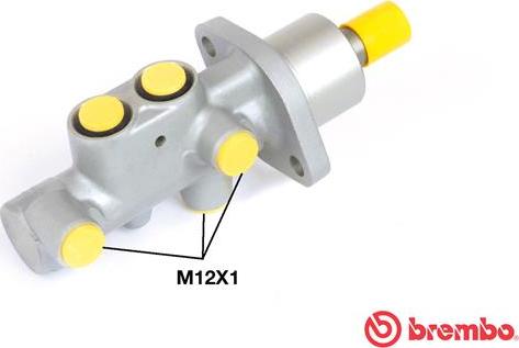 Brembo M 61 075 - Jarrupääsylinteri inparts.fi