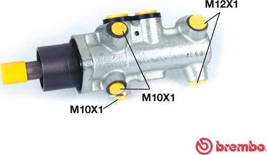 Brembo M 68 009 - Jarrupääsylinteri inparts.fi