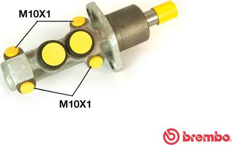 Brembo M 85 010 - Jarrupääsylinteri inparts.fi