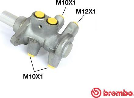 Brembo M 24 042 - Jarrupääsylinteri inparts.fi