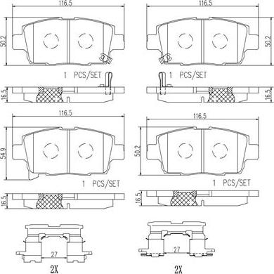 Brembo P99004N - Jarrupala, levyjarru inparts.fi