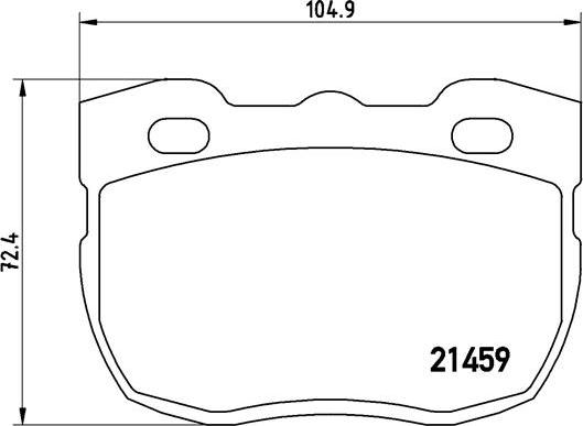 Brembo P 99 001 - Jarrupala, levyjarru inparts.fi