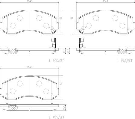 Brembo P99003N - Jarrupala, levyjarru inparts.fi