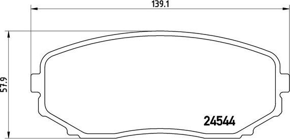 Brembo P 49 040 - Jarrupala, levyjarru inparts.fi