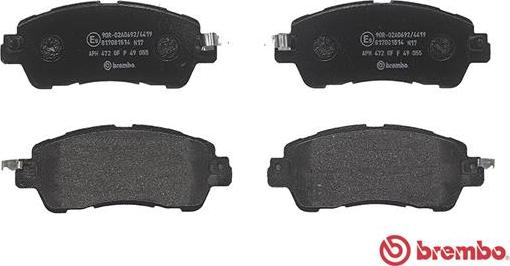 Brembo P 49 055 - Jarrupala, levyjarru inparts.fi