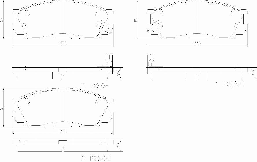 Brembo P49066N - Jarrupala, levyjarru inparts.fi