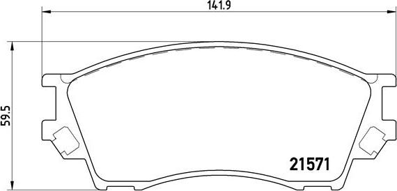 Brembo P 49 019 - Jarrupala, levyjarru inparts.fi