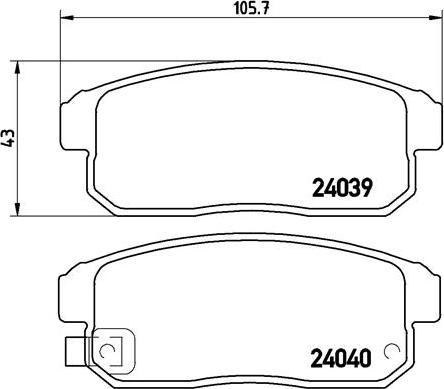 Brembo P 49 035 - Jarrupala, levyjarru inparts.fi