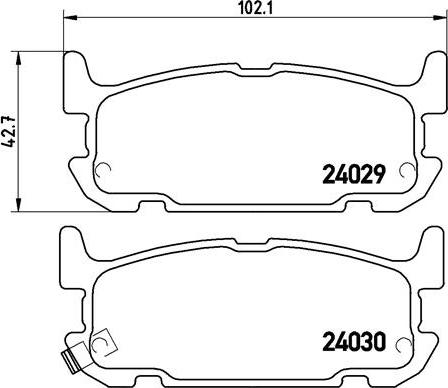 Brembo P 49 031 - Jarrupala, levyjarru inparts.fi