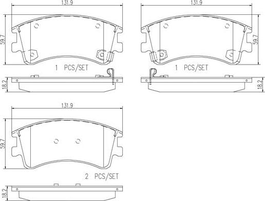 Brembo P49032N - Jarrupala, levyjarru inparts.fi