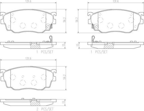 Brembo P49026N - Jarrupala, levyjarru inparts.fi