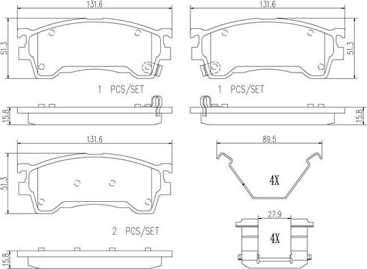 Brembo P49023N - Jarrupala, levyjarru inparts.fi