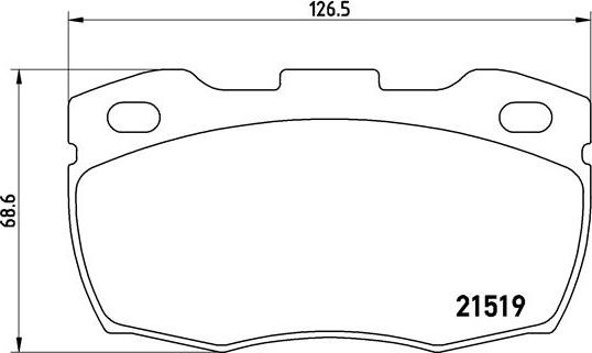 Brembo P 44 005 - Jarrupala, levyjarru inparts.fi