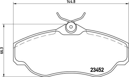 Brembo P 44 008 - Jarrupala, levyjarru inparts.fi