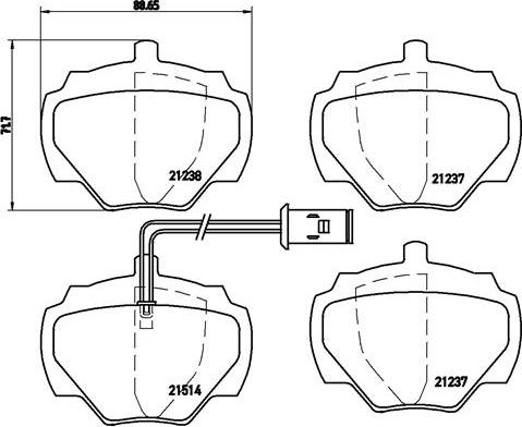 Brembo P 44 003 - Jarrupala, levyjarru inparts.fi