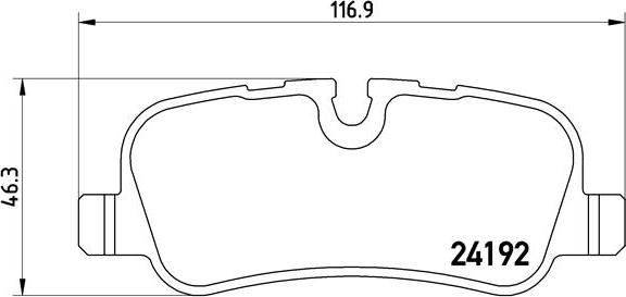 Brembo P 44 019 - Jarrupala, levyjarru inparts.fi