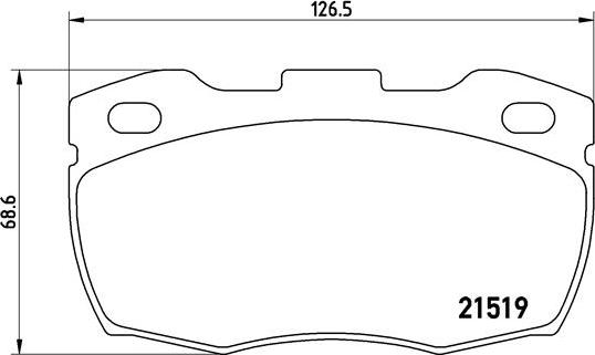 Brembo P 44 015 - Jarrupala, levyjarru inparts.fi