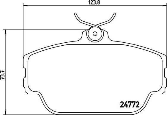 Brembo P 46 001 - Jarrupala, levyjarru inparts.fi