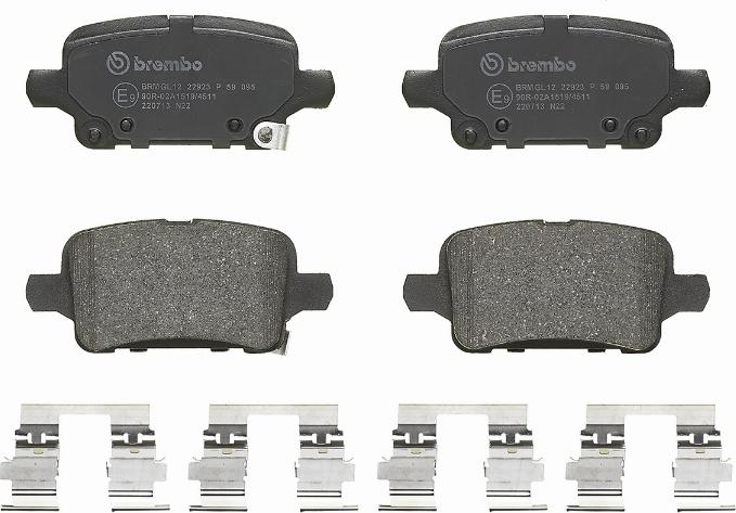 Brembo P 59 095 - Jarrupala, levyjarru inparts.fi