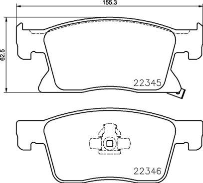 Brembo P59091N - Jarrupala, levyjarru inparts.fi