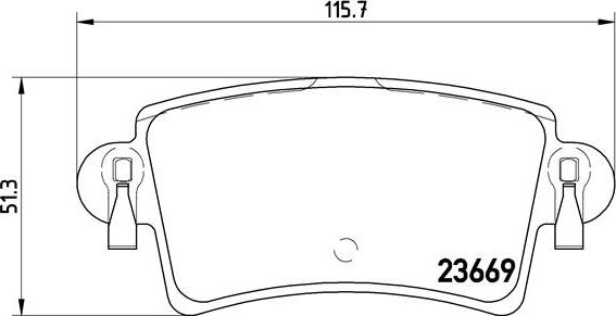 Brembo P 59 040 - Jarrupala, levyjarru inparts.fi