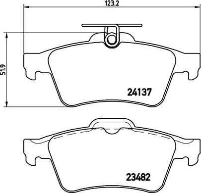 Brembo P 59 042X - Jarrupala, levyjarru inparts.fi