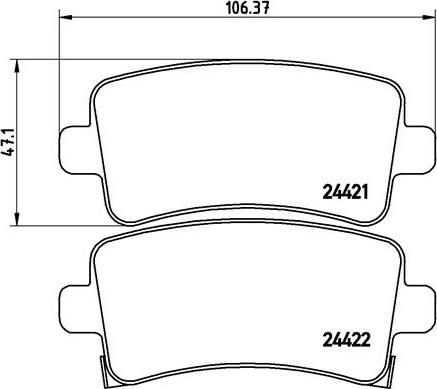 Brembo P 59 059 - Jarrupala, levyjarru inparts.fi